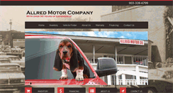 Desktop Screenshot of allredmotorco.com