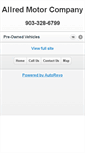 Mobile Screenshot of allredmotorco.com